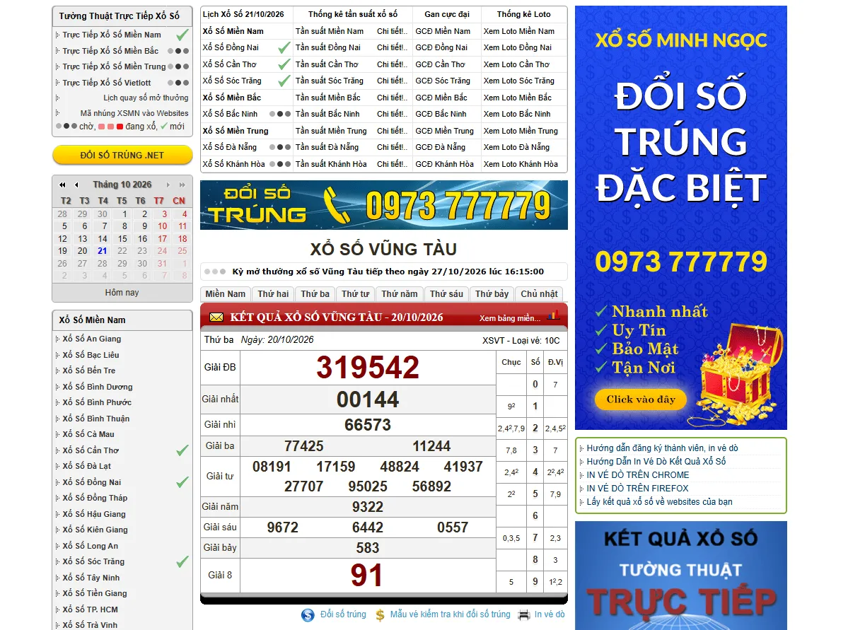 xổ số vũng tàu